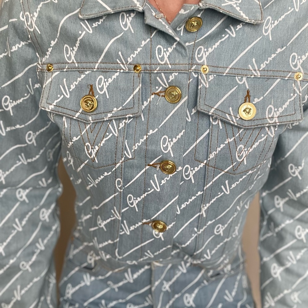 VERSACE denim jacket - Picture 5 of 9